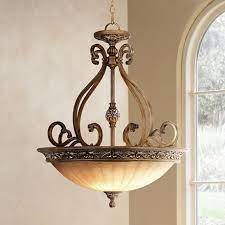 Kathy Ireland Sterling Estate 26 1 2 Wide Pendant Light 41157 Lamps Plus Wide Pendant Light Traditional Pendant Lighting Chandelier Lighting Fixtures