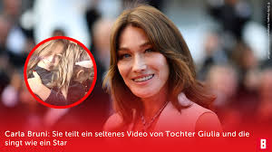She wrote a novel whose story paralleled her own life. Bunte De Carla Bruni Sie Teilt Ein Seltenes Video Von Tochter Giulia Und Die Singt Wie Ein Star Facebook