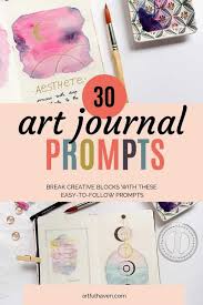 There are many different types of art journals: 30 Art Journal Prompts For Inspiration When You Feel Uncreative