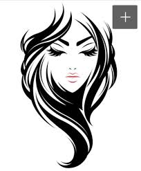 Illustration Of Women Long Hair Style Icon Icon Women Face On White Face Illustration Fashion Illustration Face Woman Face