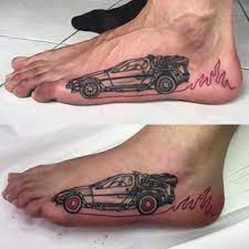 24 Back To The Future Tattoos That Will Blow Your Mind Back To The Future Tattoo Tattoo Ideas For Guys Back Tattoos For Guys