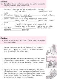 Grade 8 Grammar Lesson 9 The Past Continuous Tense Grammar Lessons Grammar English Grammar Worksheets
