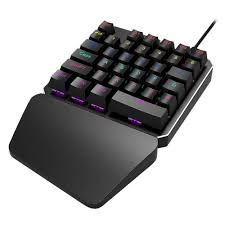 Game Keyboard Mechanical Keyboard Adjustable Gamers Tablet One Hand Keyboard Usb 35 Keys Pc Keyboard Keyboard Pc Keyboard Computer Peripherals