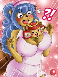 380399 - suggestive, artist:boastudio, tony tony chopper (one piece),  tristan (one piece), cervid, deer, fictional species, mammal, mink tribe,  reindeer, rodent, sciurid, squirrel, anthro, one piece, 2024, between  breasts, blushing, breasts, clothes,