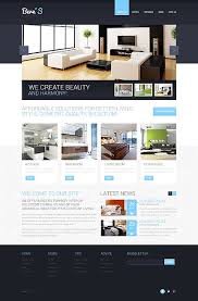 Interior Design Responsive Website Template 44659