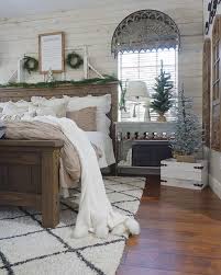 Rustic Christmas Bedroom Farmhouse Bed Farmhouse Bedroom Rustic Glam Bedroom Glam Bedroom Glam Master Bedroom Guest Bedroom Design