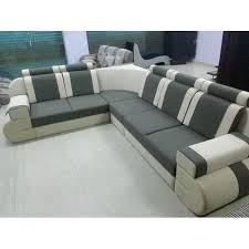 Beautifully crafted l sofa available at extremely low prices. Solid Wood And Cotton L Shaped Corner Sofa Set Width 2 Feet Rs 25000 Set Id 14012743712