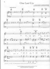 One Last Cry Brian Mcknight Free Piano Sheet Music Pdf