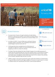 10, 2021 at 5:58 p.m. Unicef Guinea Ebola Situation Report No 1 15 Feb 18 Mar 2021 Guinea Reliefweb