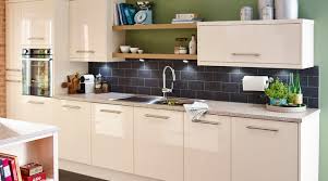 cooke & lewis high gloss cream kitchen