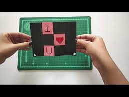 2 cut a square of coordinating paper to 4 x 4 inches. Video Secret Message Card Tutorial