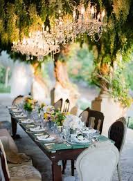 Pin By Debra Wostmann On My Passions Outdoor Chandeliers Outdoor Dining Wedding Decorations