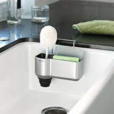 Make your kitchen sink more efficient without make your kitchen sink more efficient without giving up valuable basin space. Simplehuman Kitchen Stainless Steel Sink Caddy In 2021 Kitchen Sink Caddy Sink Caddy Kitchen Sink Organization