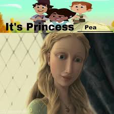 Girl Admires Princess Pea by MaxGoudiss