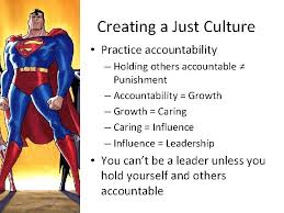 It's key to achieving business results, and yet many business leaders fail to hold employees accountable. Leadership Creating A Just Culture Nancy Fox Punitive