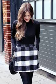 Black And White Checkered Skirt Outfit Summer Checkered Skirt Love Cloth March 2014 Plaid Skirt Outfit Fashion Checkered Skirt