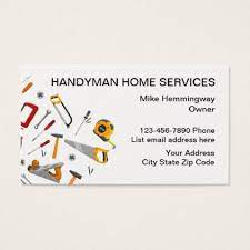 Handyman business cards templates emetonlineblog. Handyman Professional Design Business Card Zazzle Com In 2021 Business Card Design Business Card Design Simple Printing Business Cards