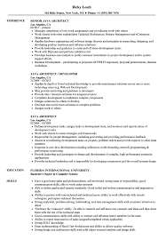 200+ resume templates and expert advice from 100k resumes. Java Architect Resume Samples Velvet Jobs