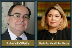 Professor Raúl Madrid and J.S.D. Candidate María Paz Madrid San Martín Co-Edit  Book