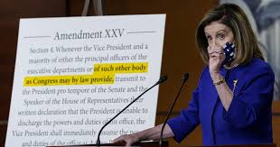 The 25th amendment formally outlines the transition of power if the president is unable or unfit to serve. Pelosi S Trump Obsessed Plan For The 25th Amendment Distorts The Constitution The Heritage Foundation