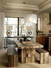 Dining Room Furniture Rustic Style Rustic Dining Table Benches Solid Wood Furniture Reclaimed Wood Dining Table Rustic Dining Room Wood Dining Table