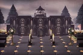 Gothic Church Animal Crossing Outdoor Design Animal Crossing Gothic Church Church Design