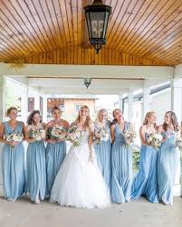 All Smiles And Laughs This Bridal Party Is In Cloudy Pic By Kir2ben Www Dessy Com Spring Bridesmaid Dresses Dessy Bridesmaid Blue Themed Wedding