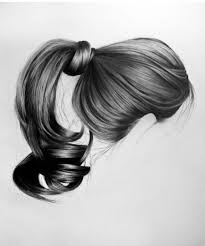 Art Hair How To Draw Ponytail Dibujar Cabello Dibujar Pelo Referencia De Cabello