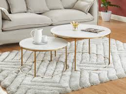 Lesslie couchtisch marmor messing matz mobel vintage. Couchtisch 2er Set Marmor Metall Angela Weiss Jetzt Gunstig Und Bequem Online Kaufen