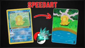 Slowpoke uses this trait to lure in and fish up other pokémon. Painting On Pokemon Card Speedart Psyduck Youtube