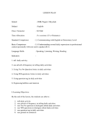Kunci jawaban daily assessment 2.disini saya akan membagikan kunci jawaban exam skill academy untuk kelas pelatihan pelajari dasar bahasa inggris toefl bagian 1 2 3 toefl part 1 toefl 2 part 2 danjuga part 3 serta kunci jawaban exam skill academy. Lesson Plan Smk Question Verb