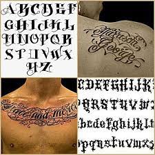 Senitato.net desain gambar tato tulisan huruf keren gambar tips. Tato Huruf Keren