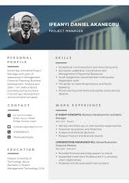 create a professional resume befitting