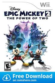 Download Disney Epic Mickey 2 The Power Of Two Nintendo Wii Wii Isos Rom In 2020 Epic Mickey Disney Epic Mickey Epic Mickey 2