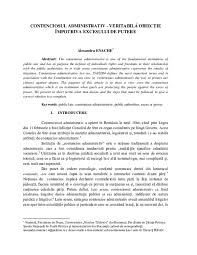 Legea nr 554 din 2004 actualizata 2014. Pdf Alexandra Enache Contenciosul Administrativ VeritabilÄ ObiecÈie Impotriva Excesului De Putere Enache Alexandra Academia Edu