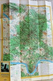 Falitérképek, térkép világról, térkép magyarországról,térkép európa úthálózata. Borzsony Hegyseg Turistaterkep 1976 Oregpenz