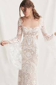 Designer Wedding Gowns Fayetteville Nc Blush Bridal Bohemianweddingdress Bell Sleeve Wedding Dress Wedding Dress Necklines Wedding Dresses