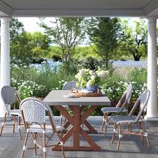 The lisbon dining collection by hanover includes 6 traditional and stylish sling stationary chairs and 39 in. Fitzhugh Stone Concrete 6 Person Dining Table Reviews Birch Lane