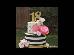 Some are really looked forward to like the 16th, 18th, 21st and 50th birthday while others make you brood over like the 30's. 18th Birthday Cake Ideas Wish Birthday With Videos Youtube