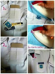 Baju yang dibasuh mesin setiap kali, lihat betapa lasaknya gam. Tak Payah Jahit Hanya Tampal Saja Lencana Sekolah Anak Lega Rasa Bila Tahu Ada Cara Ni Keluarga