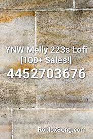 Ynw Melly 223s Lofi 100 Sales Roblox Id Roblox Music Codes Roblox Melanie Martinez Melanie Martinez Carousel