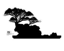Download a free preview or high quality adobe illustrator ai, eps, pdf and high resolution jpeg versions. Japanese Bonsai Tree And Stone Black Silhouette Of Bonsai Detailed Image Vector Tasmeemme Com