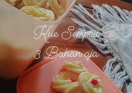 Diantaranya, penambahan seperti coklat, keju, kopi serta yang lainnya. Bahan Membuat Kue Semprit 3 Bahan Yang Enak Resepenakbgt Com