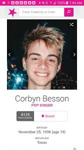 Tomorrow Is Corbyn Birthday Happy 20th Birthday Happy 20th Birthday Pop Singers 20th Birthday
