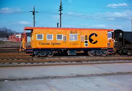 Image result for Federal Yellow 1956 Chesapeake and Ohio Railroad