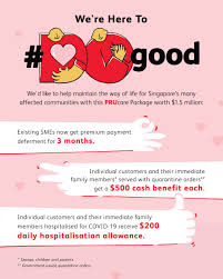 Do note that the relief is provided per household, not per individual. Prudential Singapore On Twitter To Support Our Wider Community We Ve Pledged 100 000 To The Courage Fund And Are Distributing More Than 1 000 Care Kits To The Elderly As Well As Taxi And