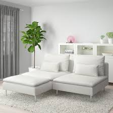 Soderhamn Loveseat With Chaise Finnsta White Ikea Love Seat Soderhamn Sofa