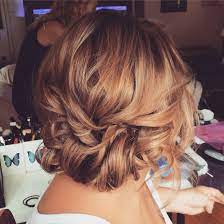 Faux Bob Bohemian Style Wedding Bridal Hair By Harpier Mobile Hair Makeup Stylists Brisbane Gold Coast Sunshine C Hair Styles Bridal Hair And Makeup Hair