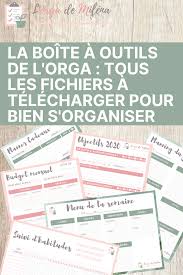 La Boite A Outils De L Orga Tous Les Fichiers A Telecharger Pour Bien S Organiser En 2020 Boite A Outils Organisation Organisation Quotidienne