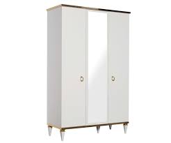 Entdecke 49 anzeigen für buffet schrank weiß zu bestpreisen. Kleiderschrank Stella Weiss Gold 3 Turig